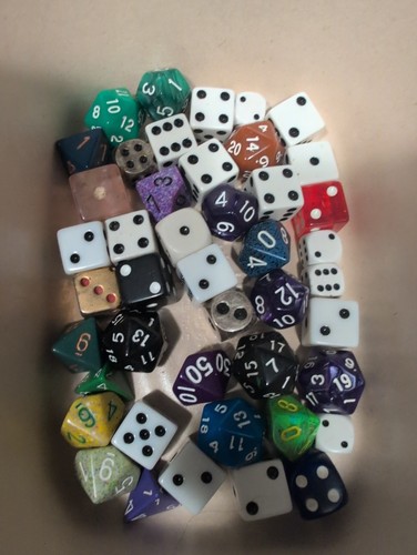 Dice lot assortment - dice, die