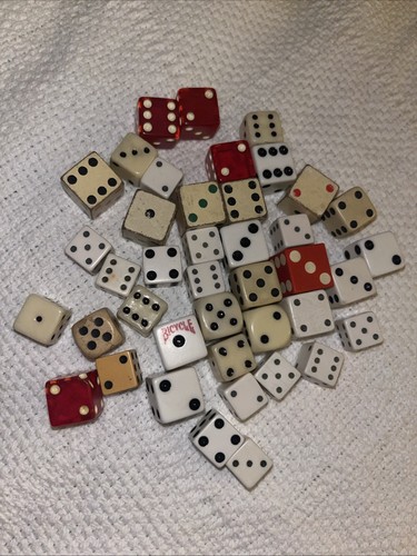 Vintage estate dice lot - vintage,